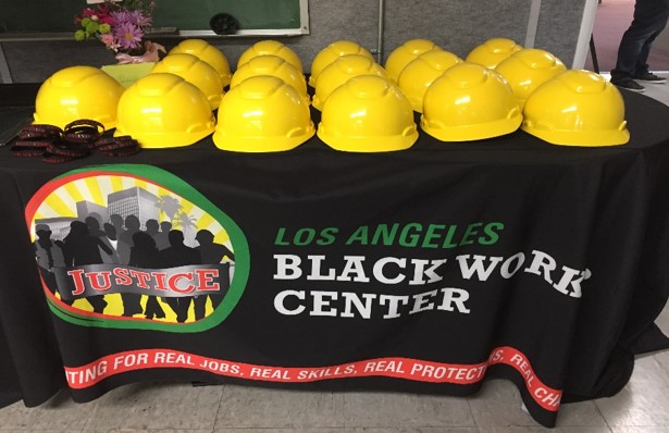 The Los Angeles Black Worker Center, a community partner with the Western Region Universities Consortium, provides OSHA training to individuals of underserved communities in the metropolitan region of Los Angeles, California. (Photo courtesy of Western Region Universities Consortium).